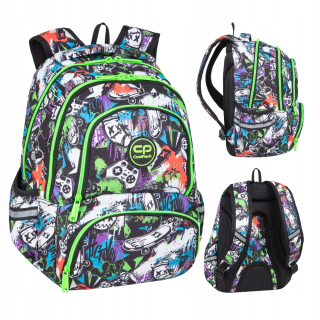 CoolPack viackomorový školský batoh, viacfarebný, 24 rokov